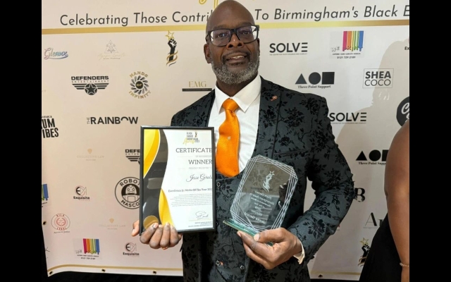 Chair Jesse Receives Award from the Black Owned Birmingham Awards 2023