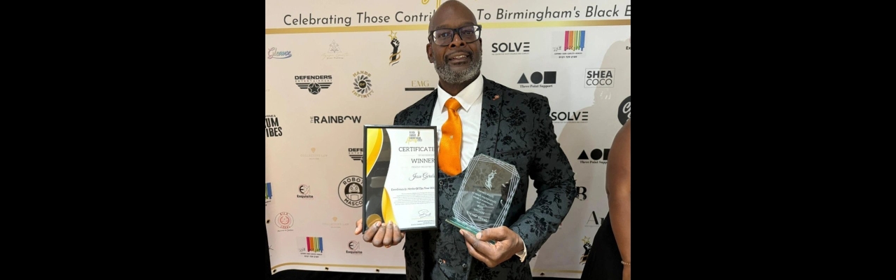 Chair Jesse Receives Award from the Black Owned Birmingham Awards 2023